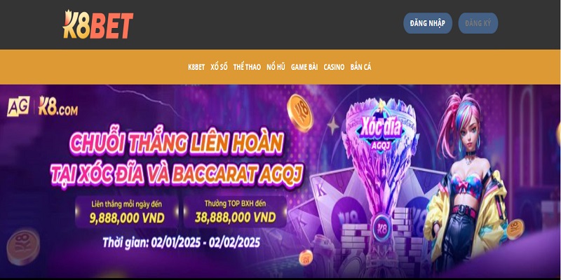 Đôi nét giới thiệu về nhà cái K8BET